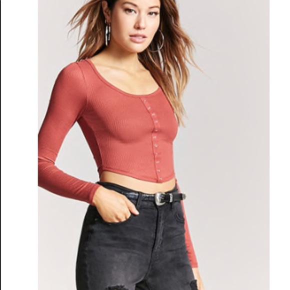 forever 21 ribbed top